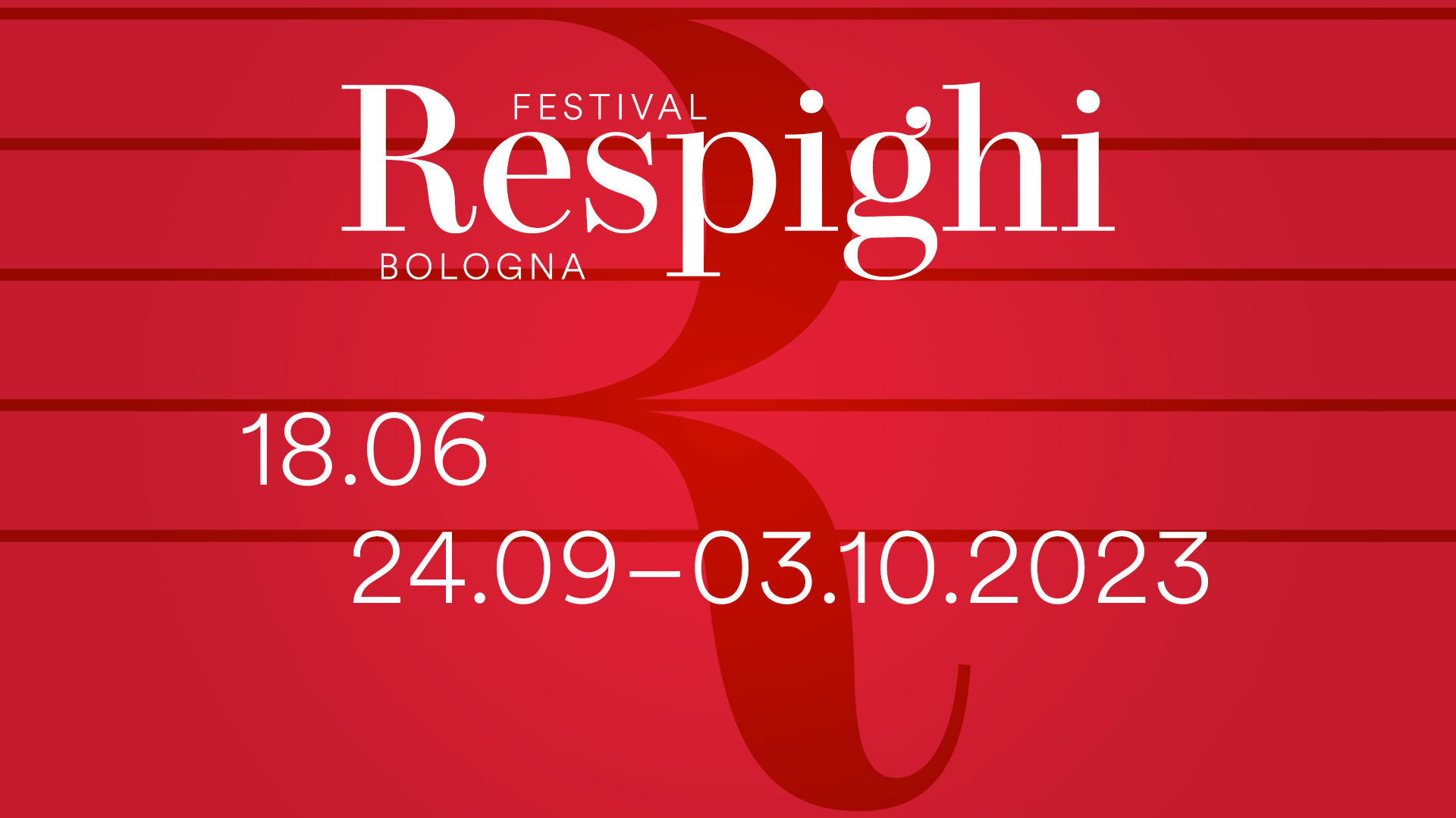 FESTIVAL RESPIGHI BOLOGNA 2023 Cinema in EmiliaRomagna